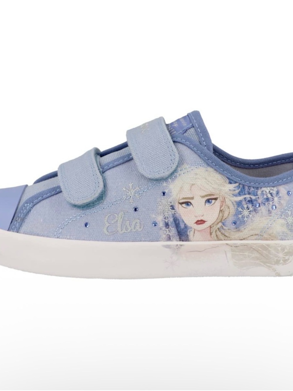 Geox HR Ciak Light Blue Frozen Elsa Velcro Sneakers